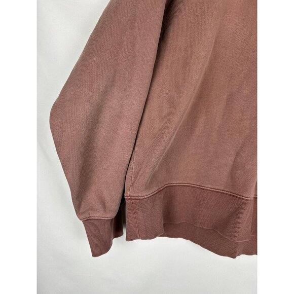 TNA Women's Brown Crewneck Sweatshirt Long Sleeve Size 2 Relaxed Fit - Picture 9 of 13